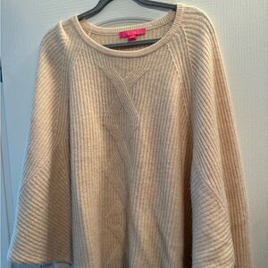Lilly Pulitzer Cream Cable Knit Sweater